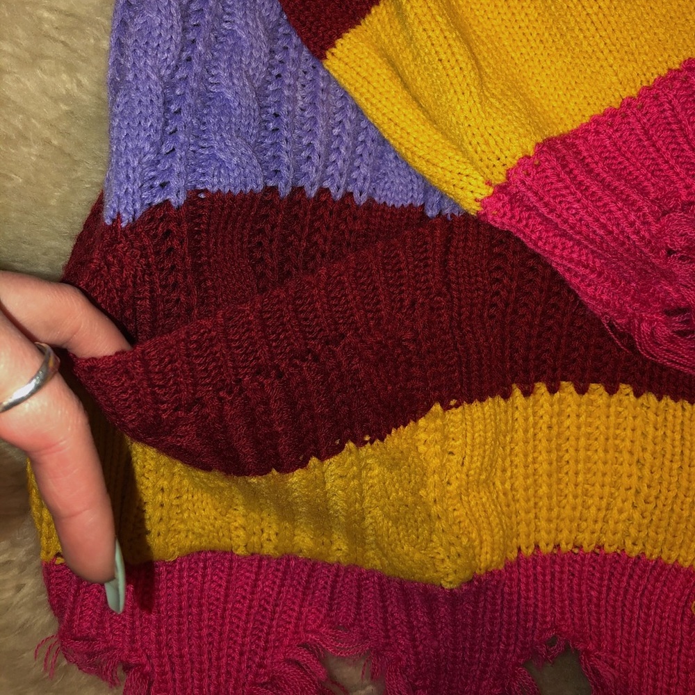 Color Block Cardigan - Picture 5 of 5